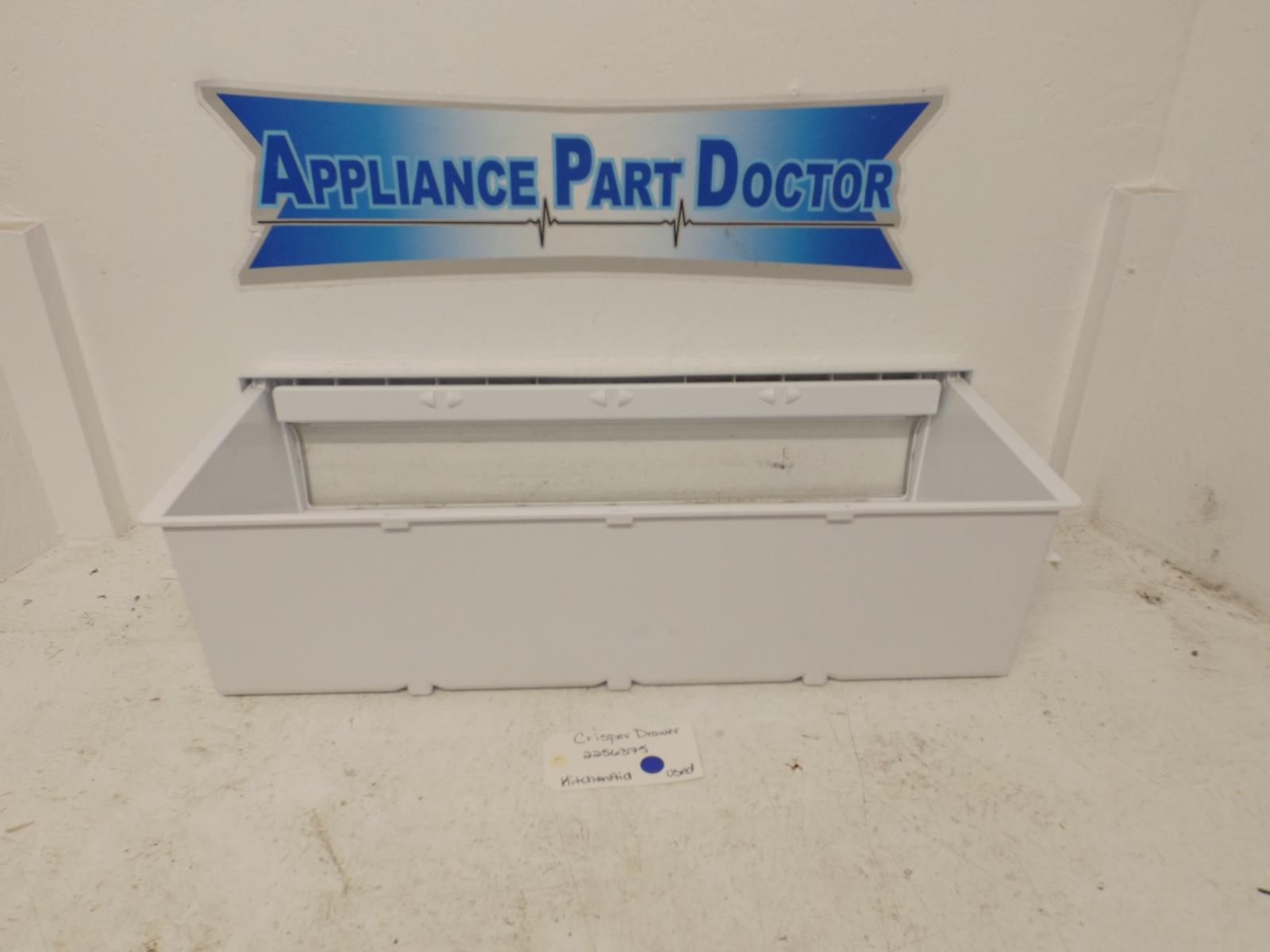 KitchenAid Refrigerator 2256375 Crisper Drawer Used KitchenAid Refrigerator 2256375 Crisper Drawer Used